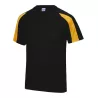 T-shirt de sport adulte contrasté polyester Neoteric manches raglan, protection UPF 30+ UV