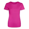 T-shirt femme respirant polyester Neoteric, coupe sportive, protection UPF 30+UV