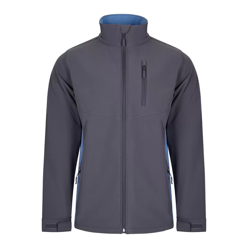 Blouson Softshell 3 couches bicolore avec 5 poches, 280 g/m²