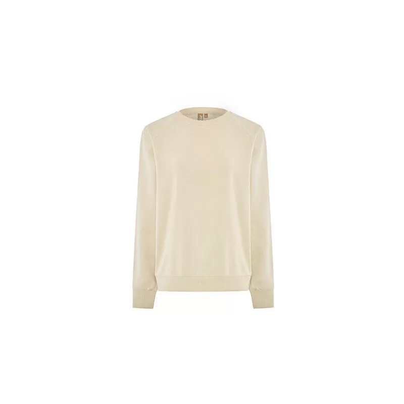 Sweat-shirt col rond en coton biologique et polyester recyclé, 275 g/m²