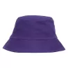 Bob réversible bicolore en coton organique, oeillets surpiqués, 210 g/m²
