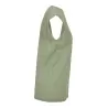 Tee-shirt femme coton léger coupe longue, manches courtes, 140 g/m²