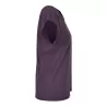 Tee-shirt femme coton léger coupe longue, manches courtes, 140 g/m²