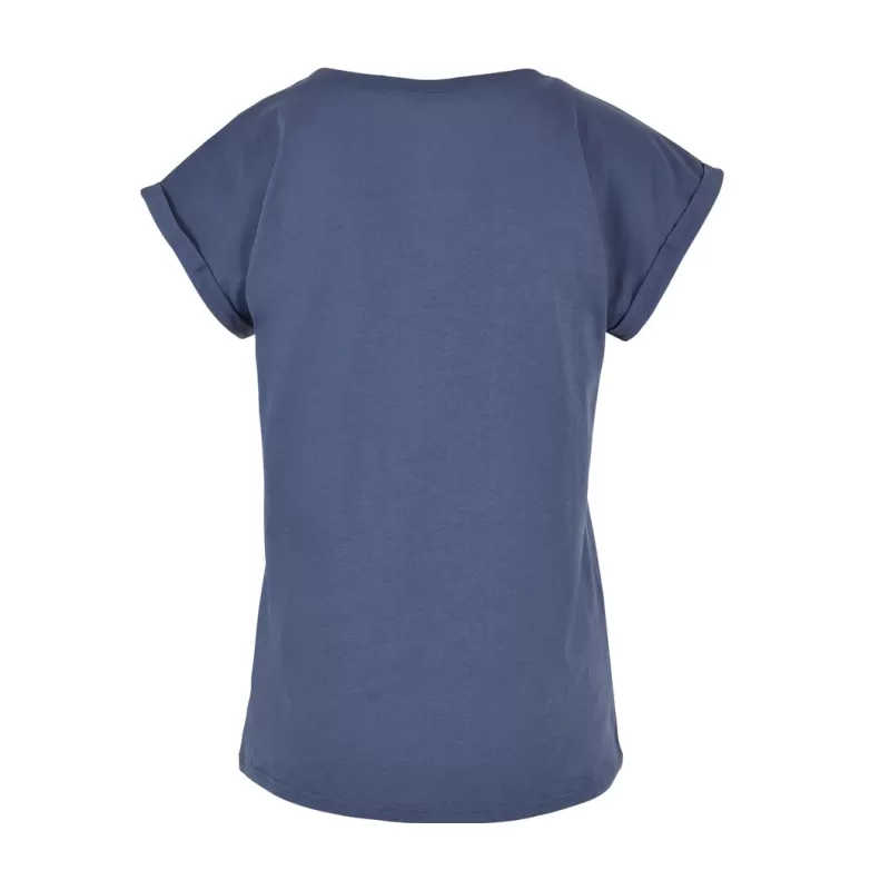 Tee-shirt femme coton léger coupe longue, manches courtes, 140 g/m²