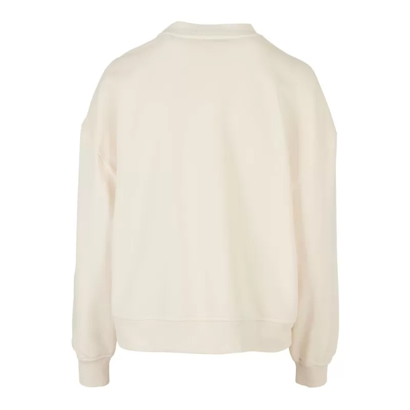 Sweat col rond femme oversize épaules tombantes NO LABEL, 300 g/m²