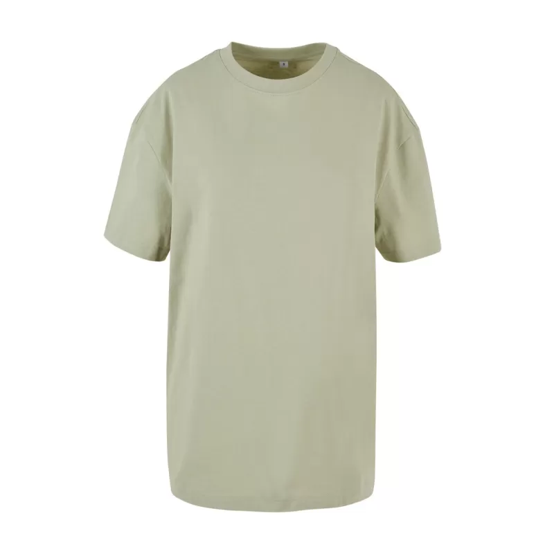 Tee-shirt oversize femme en coton doux col rond, manches courtes, 220 g/m²