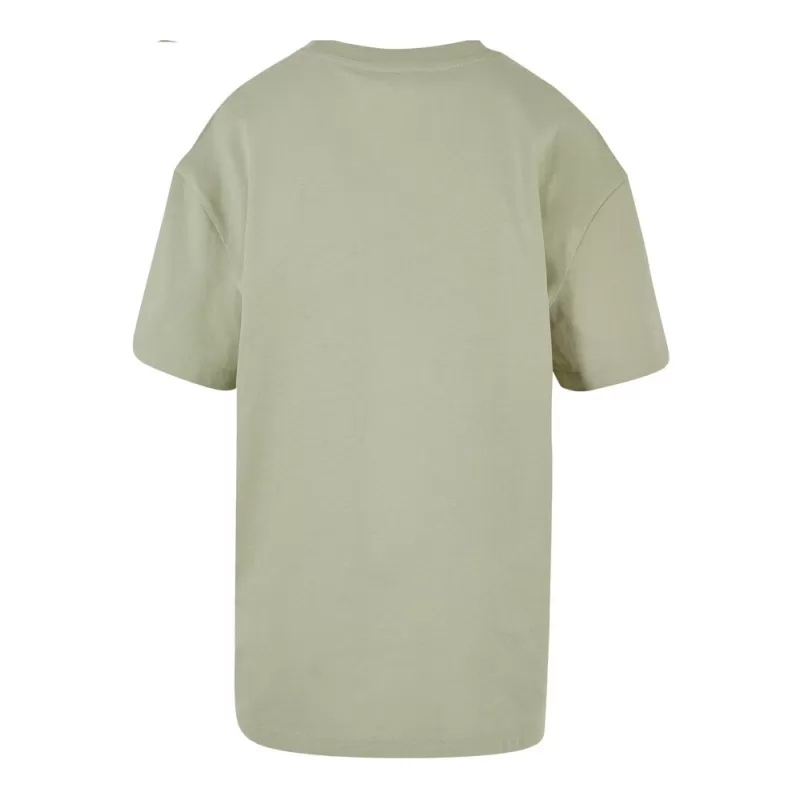 Tee-shirt oversize femme en coton doux col rond, manches courtes, 220 g/m²