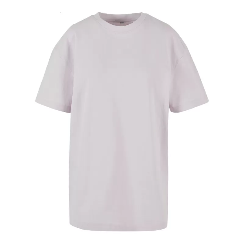 Tee-shirt oversize femme en coton doux col rond, manches courtes, 220 g/m²