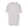 Tee-shirt oversize femme en coton doux col rond, manches courtes, 220 g/m²
