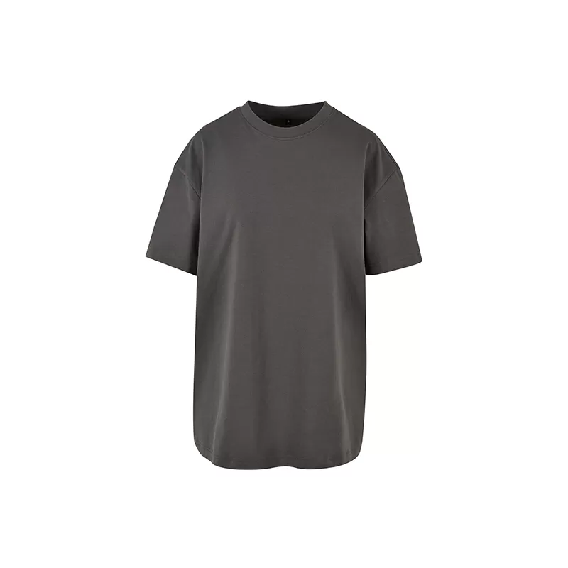 Tee-shirt oversize femme en coton doux col rond, manches courtes, 220 g/m²