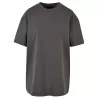 Tee-shirt oversize femme en coton doux col rond, manches courtes, 220 g/m²