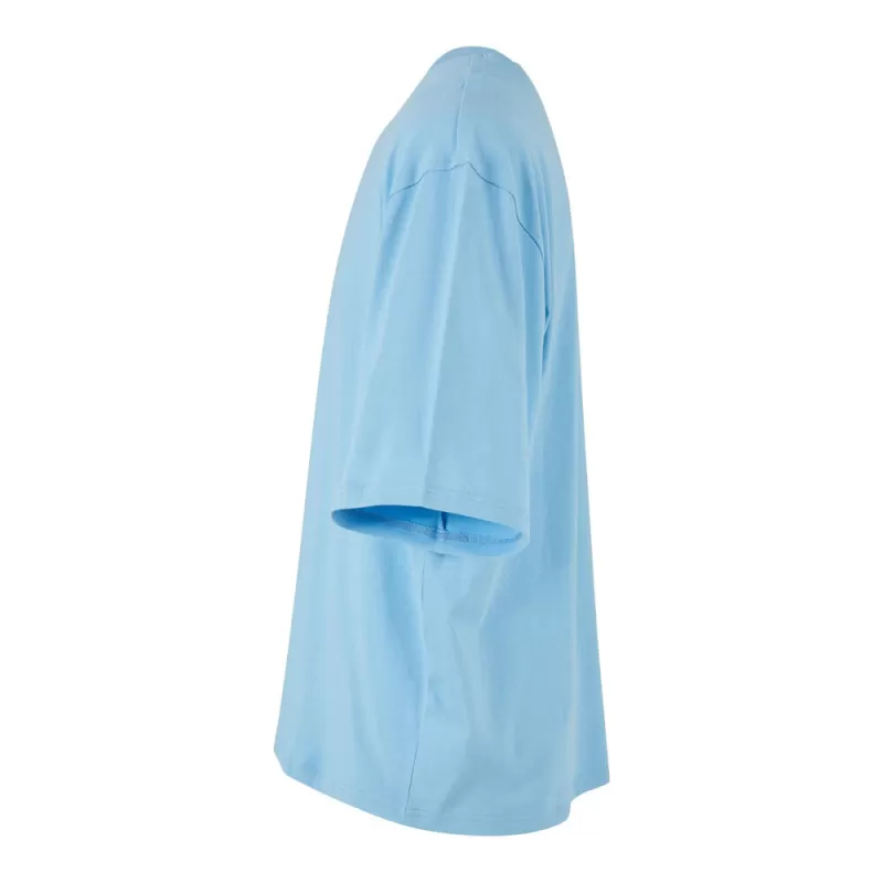 T-shirt oversize manches mi-longues col rond, épaules tombantes, en coton, 240 g/m²