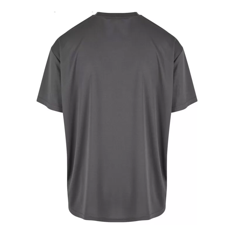T-shirt de sport oversize col ras du cou, manches droites, en polyester, 140 g/m²