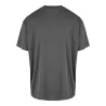 T-shirt de sport oversize col ras du cou, manches droites, en polyester, 140 g/m²