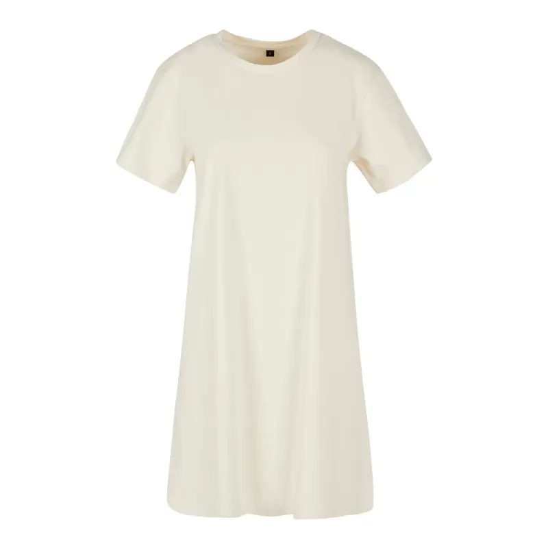 Robe en coton, look sportif et féminin, col ras du cou fin, coupe trapèze, 140 g/m²