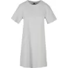 Robe en coton, look sportif et féminin, col ras du cou fin, coupe trapèze, 140 g/m²
