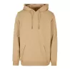 Sweat capuche très lourd en coton, poche kangourou, grande capuche, 460 g/m²