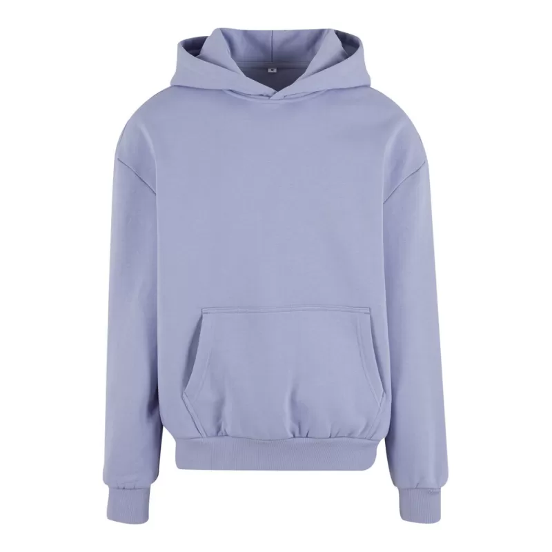 Sweat à capuche oversize, poche Kangourou, pas de cordon de serrage à la capuche, 500 g/m²