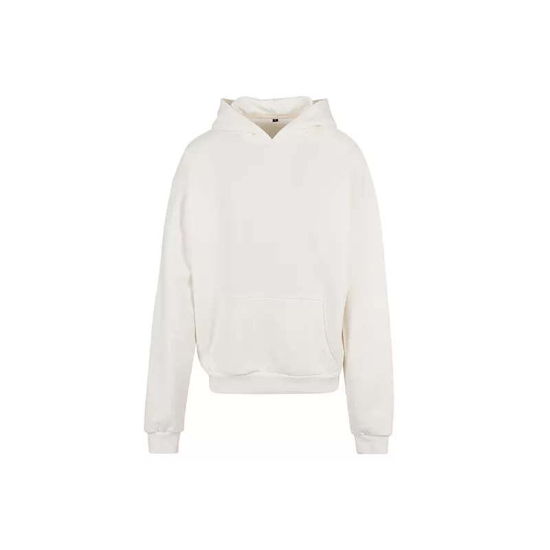 Sweat à capuche lourd en coton ultra épais, coupe casual, poche kangourou, 460 g/m²
