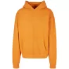 Sweat à capuche lourd en coton ultra épais, coupe casual, poche kangourou, 460 g/m²
