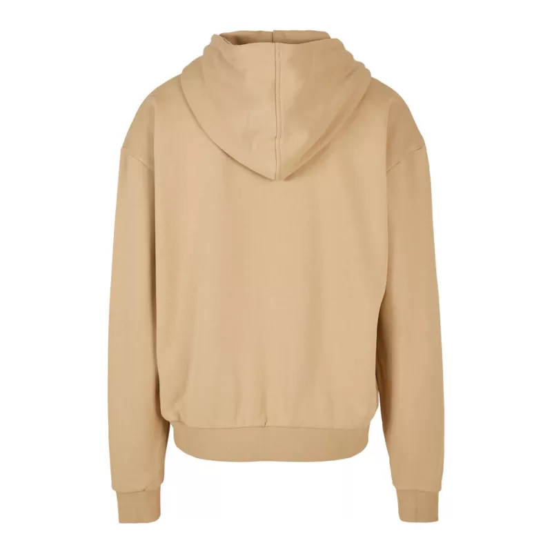 Sweat zippé à capuche très lourd en coton, capuche classique sans cordon, 460 g/m²