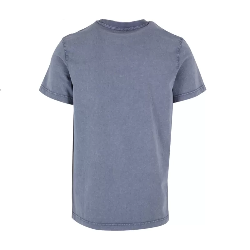 T-shirt décoloré, coupe classique, manches droites, en coton, 180 g/m²