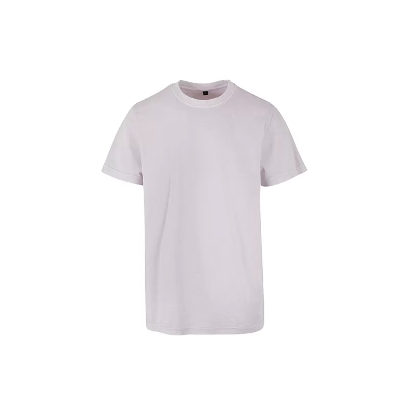 T-shirt décoloré, coupe classique, manches droites, en coton, 180 g/m²