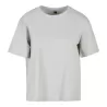 T-shirt oversize femme en coton, col ras-du-cou, manches courtes, 200 g/m²