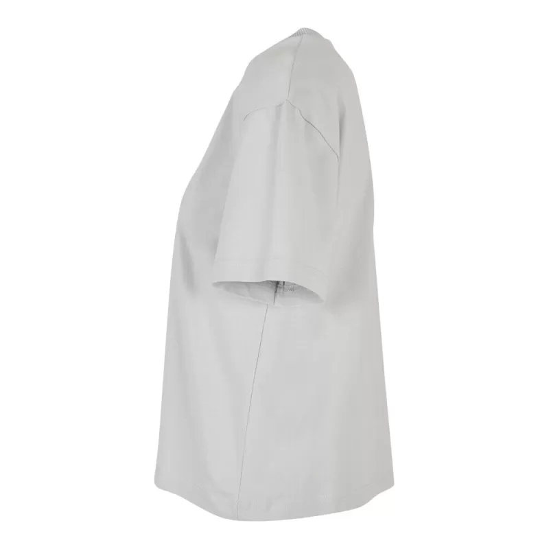 T-shirt oversize femme en coton, col ras-du-cou, manches courtes, 200 g/m²