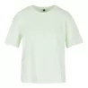 T-shirt oversize femme en coton, col ras-du-cou, manches courtes, 200 g/m²