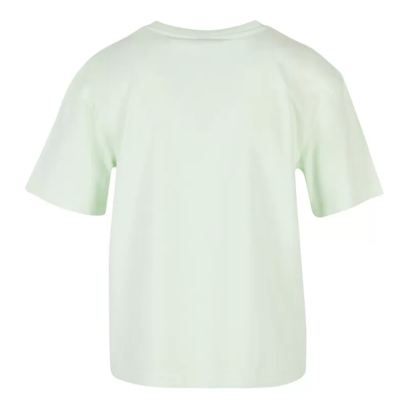 T-shirt oversize femme en coton, col ras-du-cou, manches courtes, 200 g/m²