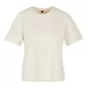 T-shirt oversize femme en coton, col ras-du-cou, manches courtes, 200 g/m²