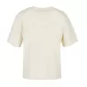 T-shirt oversize femme en coton, col ras-du-cou, manches courtes, 200 g/m²