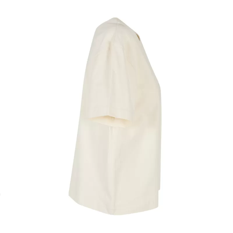 T-shirt oversize femme en coton, col ras-du-cou, manches courtes, 200 g/m²