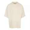 Tee-shirt extra large col rond, manches droites, coupe confortable en coton, 240 g/m²