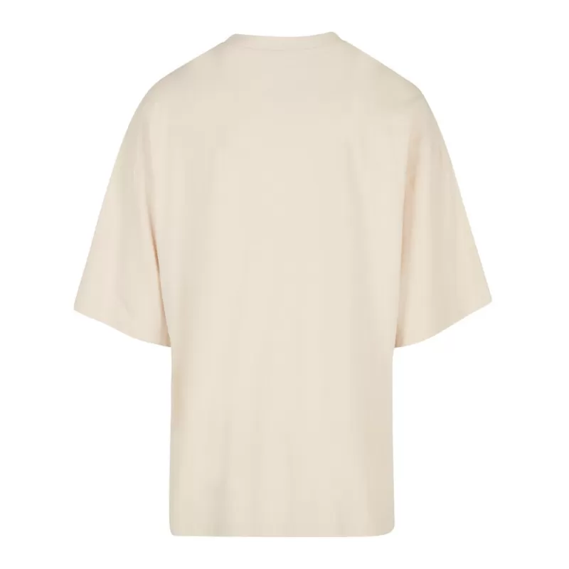 Tee-shirt extra large col rond, manches droites, coupe confortable en coton, 240 g/m²