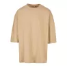 Tee-shirt extra large col rond, manches droites, coupe confortable en coton, 240 g/m²