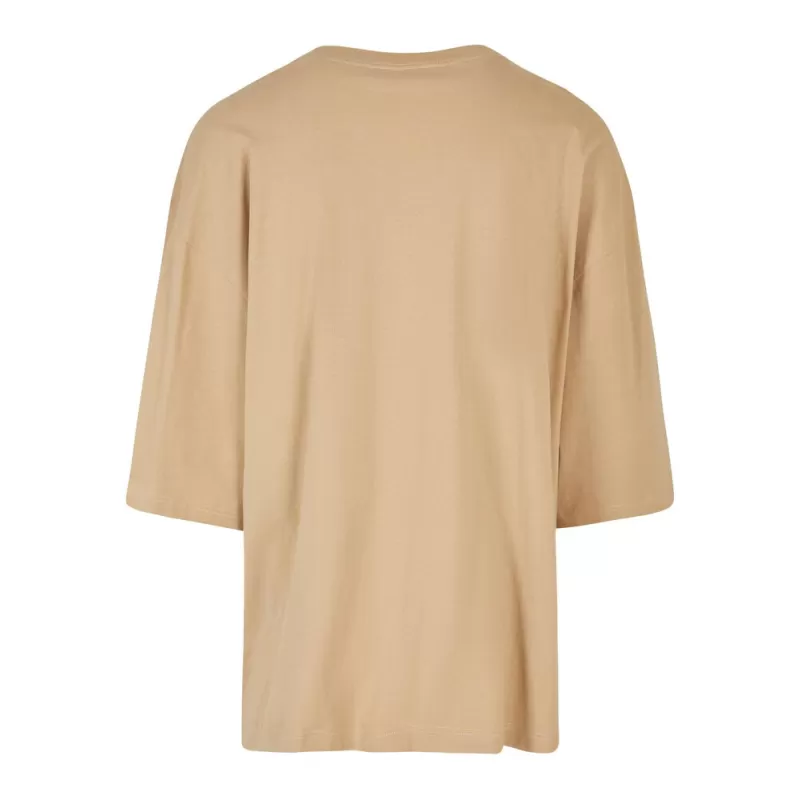 Tee-shirt extra large col rond, manches droites, coupe confortable en coton, 240 g/m²
