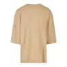 Tee-shirt extra large col rond, manches droites, coupe confortable en coton, 240 g/m²