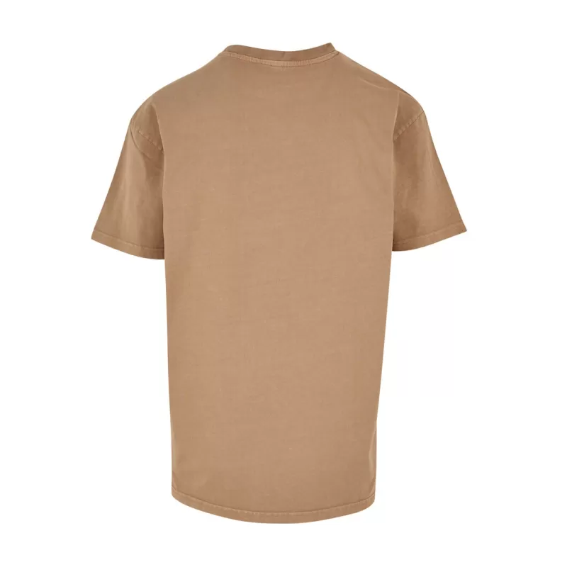T-shirt homme décoloré, coupe ample, épaules tombantes, en coton, 240 g/m²