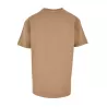 T-shirt homme décoloré, coupe ample, épaules tombantes, en coton, 240 g/m²