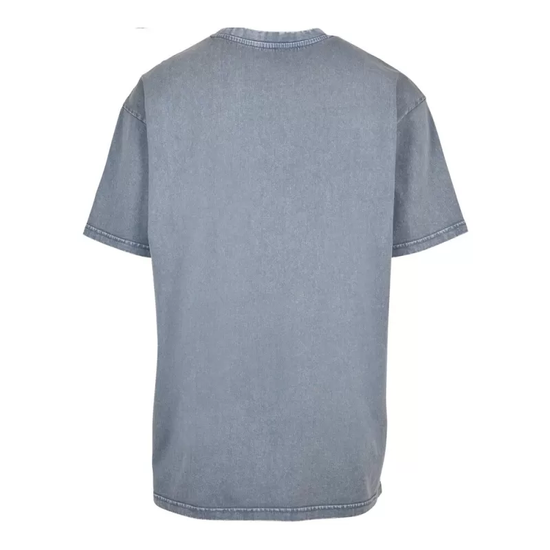 T-shirt homme décoloré, coupe ample, épaules tombantes, en coton, 240 g/m²