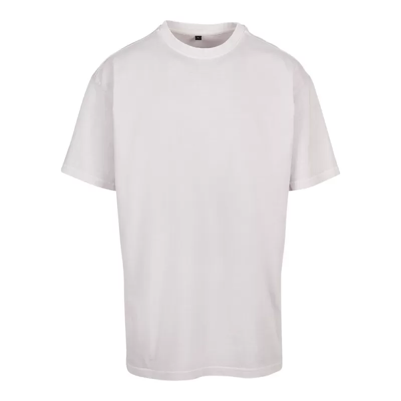T-shirt homme décoloré, coupe ample, épaules tombantes, en coton, 240 g/m²