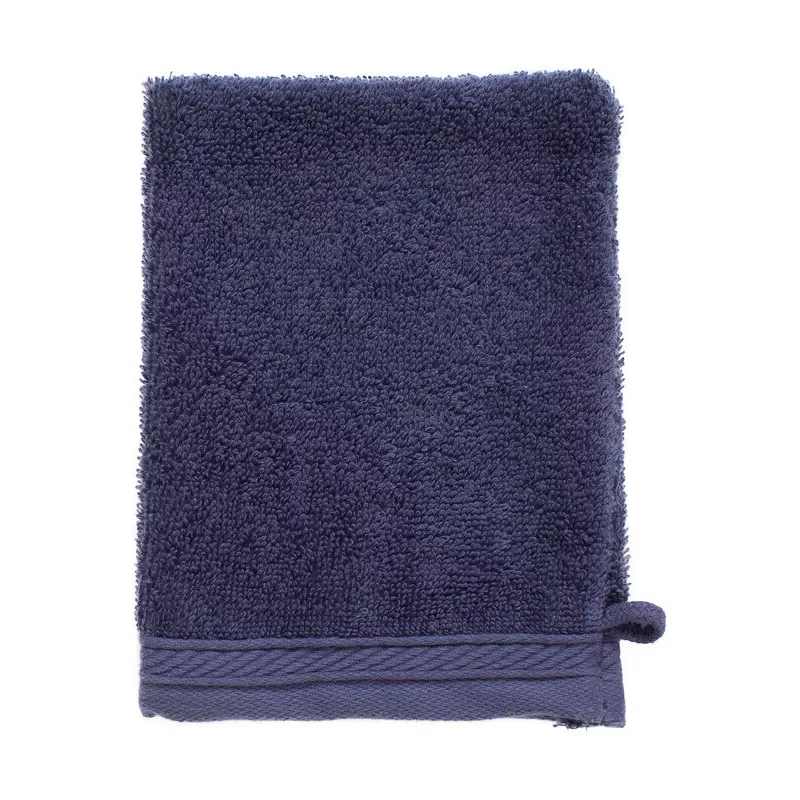 Gant de toilette en coton organique doux et absorbant, 550 g/m²