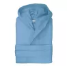 Peignoir à capuche en velours, intérieur en coton éponge séchage rapide, 450 g/m²