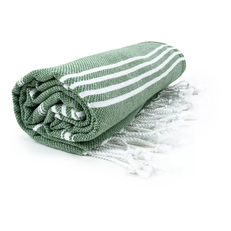 Fouta coton léger avec franges, séchage rapide, format 100 x 180 cm, 150 g/m²