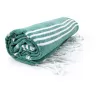 Fouta coton léger avec franges, séchage rapide, format 100 x 180 cm, 150 g/m²
