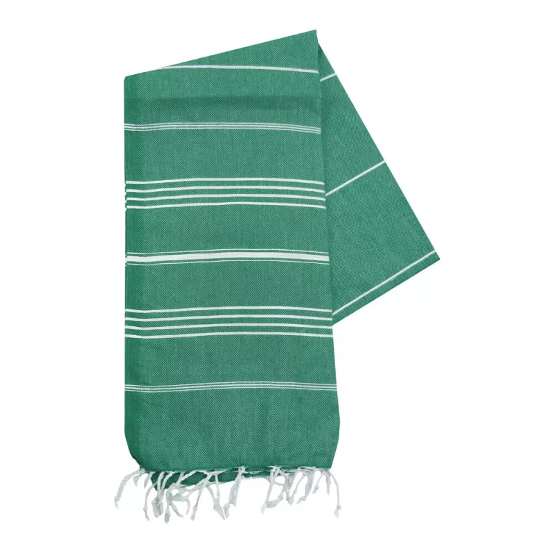 Fouta coton léger avec franges, séchage rapide, format 100 x 180 cm, 150 g/m²