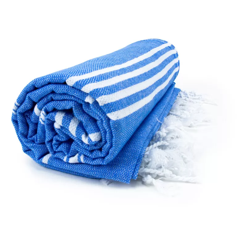 Fouta coton léger avec franges, séchage rapide, format 100 x 180 cm, 150 g/m²