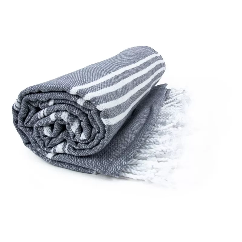Fouta coton léger avec franges, séchage rapide, format 100 x 180 cm, 150 g/m²